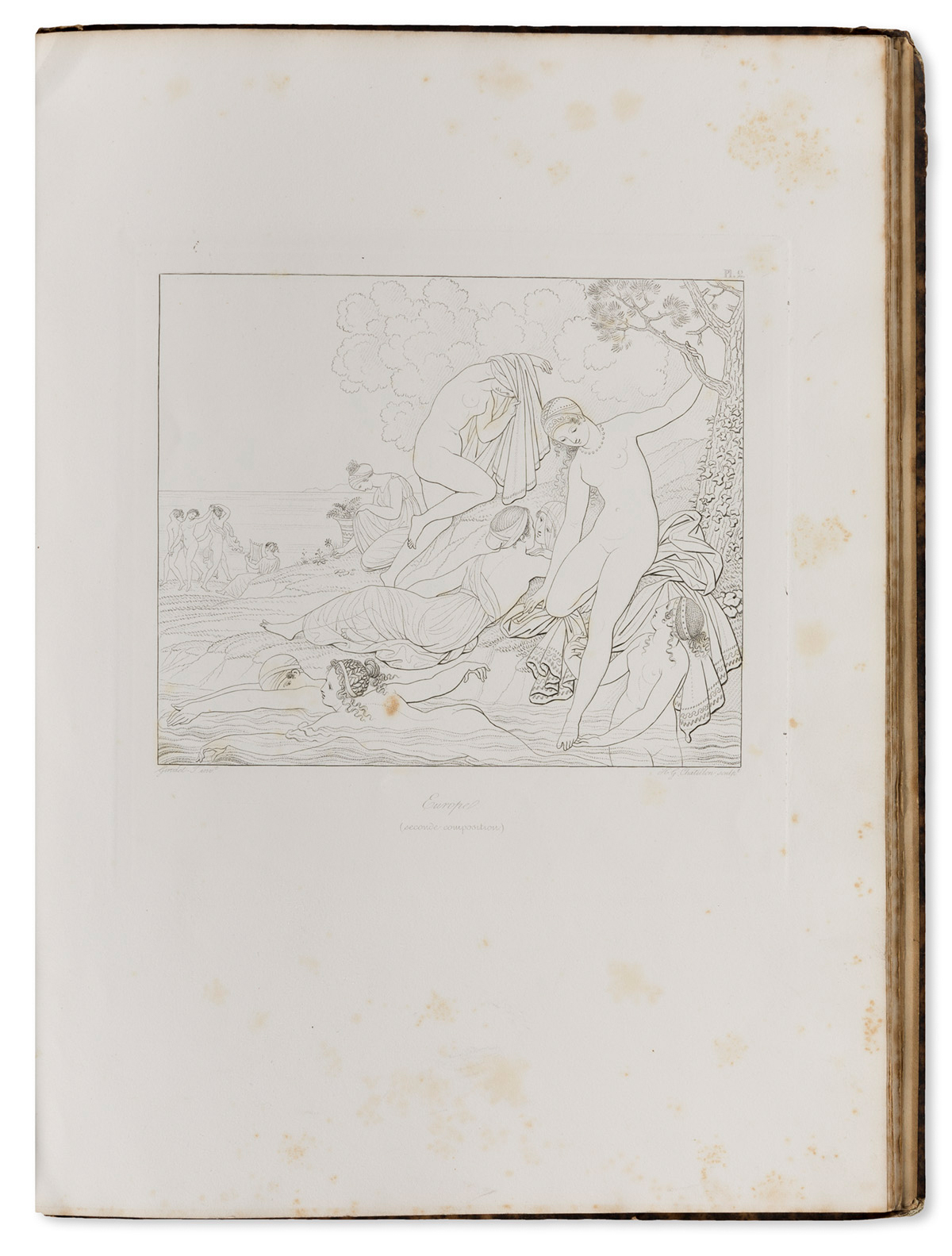ANNE-LOUIS GIRODET DE ROUSSY-TRIOSON (1767-1824)  Sappho, Bion, Moscus [and] Anacréon.